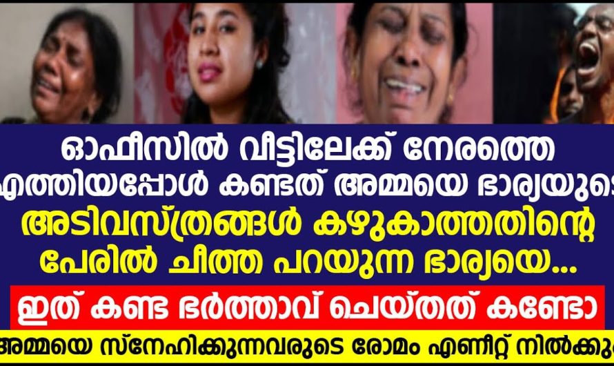 ഭാര്യയുടെ വസ്ത്രങ്ങൾ സ്വന്തം അമ്മയെ കൊണ്ട് കഴുകിപിച്ച ഭാര്യയെ ഭർത്താവ് ചെയ്തതു കണ്ടോ!