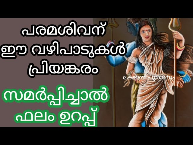 പരമശിവന് ഈ വഴിപാട് കഴിക്കൂ!! ഏതു ആഗ്രഹവും ഭഗവാൻ സാധിച്ചു തരും