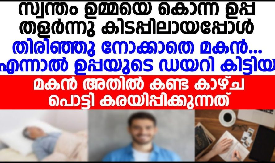 സ്വന്തം ഉമ്മയെ കൊ.ന്ന ഉപ്പ തളർന്നു കിടപ്പിലായപ്പോൾ മകൾ ചെയ്തത് കണ്ടോ!