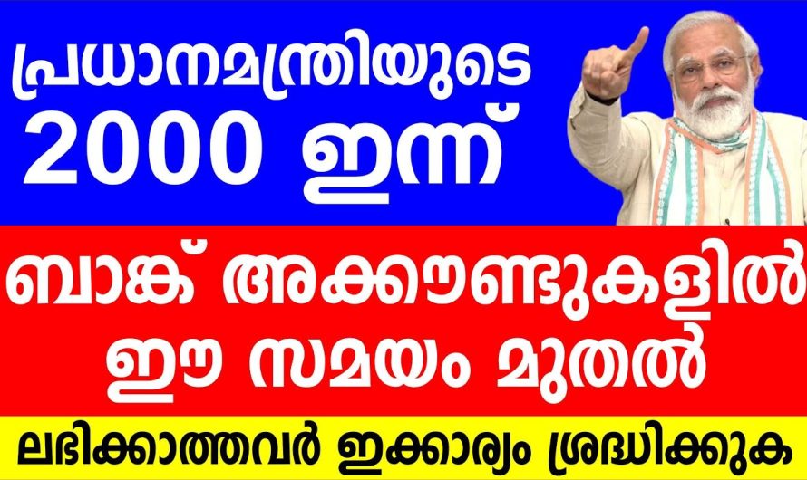 PM കിസാൻ 16മത് ഗഡു എത്തി 2000 വിതരണം തുടങ്ങി