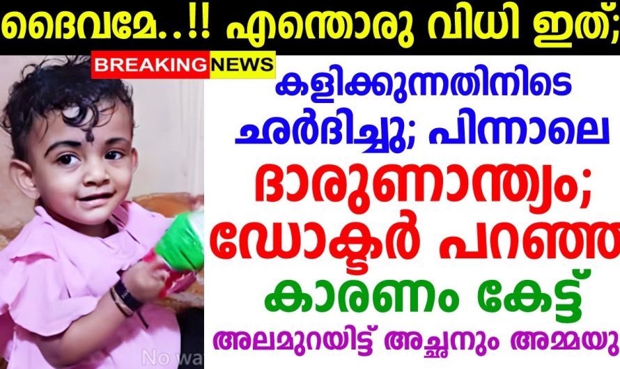 മാതാപിതാക്കൾ കാണണം ഇത്, മോൾക്ക് സംഭവിച്ചത് കണ്ടോ