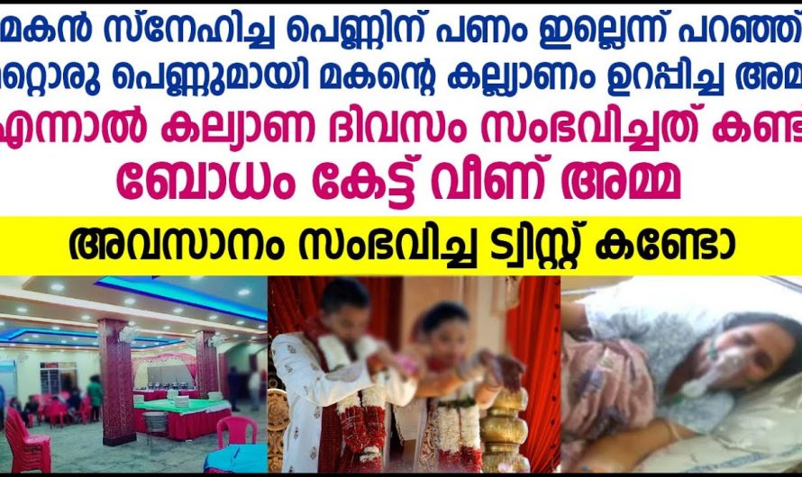 മകൻ സ്നേഹിച്ച പെണ്ണിനെ പണമില്ലെന്ന് പറഞ് മറ്റൊരു പെണ്ണുമായി മകന്റെ കല്യാണം ഉറപ്പിച്ച അമ്മയ്ക്ക് സംഭവിച്ചത്