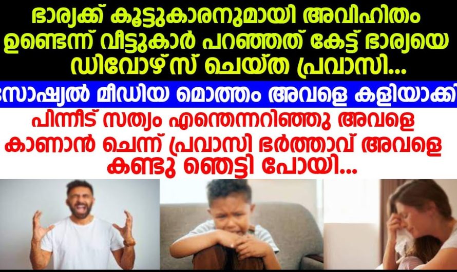 ഭാര്യയ്ക്ക് കൂട്ടുകാരനുമായി അവിഹിതം ഉണ്ടെന്ന് വീട്ടുകാർ പറഞ്ഞത് കേട്ട് ഭാര്യയെ ഡിവോഴ്സ് ചെയ്ത പ്രവാസിക്ക് സംഭവിച്ചത്