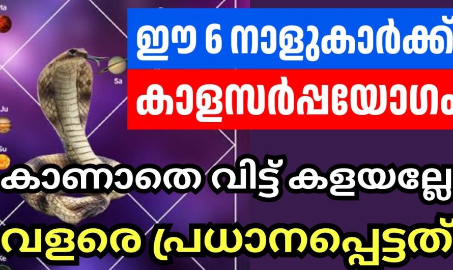 കാളസർപ്പയോഗത്തെ പറ്റി അറിയാമോ? ഇനിയും ഇത് അറിയാതെ പോകല്ലേ