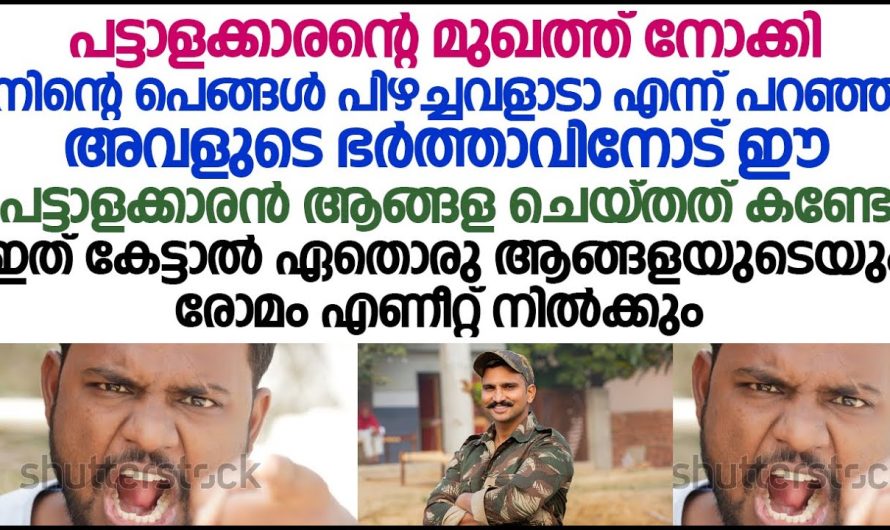 നിന്റെ പെങ്ങൾ പിഴ.ച്ചവ.ളാടാ എന്ന് പറഞ്ഞ അവളുടെ  ഭർത്താവിനോട് ഈ പട്ടാളക്കാരൻ ആങ്ങള ചെയ്തത് കണ്ടോ..