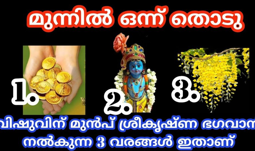 വിഷുവിന് മുൻപ് ഭഗവാൻ നൽകുന്ന ഞെട്ടിക്കുന്ന 3 വരങ്ങൾ. തൊടുകുറി