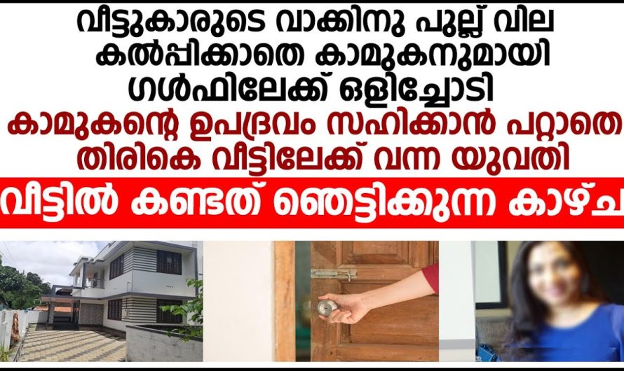 കാമുകനുമായി ഒളിച്ചോടിയ യുവതി തിരികെ വന്നപ്പോൾ വീട്ടിൽ കണ്ട കഴിച്ച