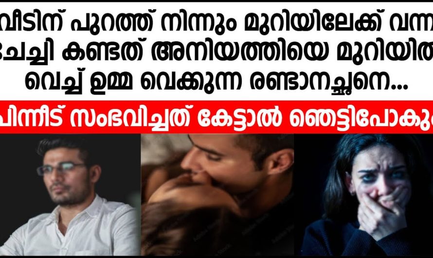 വീടിന് പുറത്തുനിന്നും മുറിയിലേക്ക് വന്ന ചേച്ചി കണ്ട കാഴ്ച