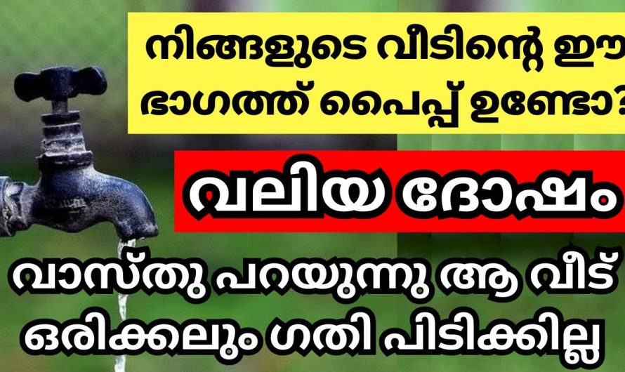 ഈ വാസ്തു കാര്യങ്ങൾ നിങ്ങൾ നിർബന്ധമായും അറിഞ്ഞിരിക്കണം