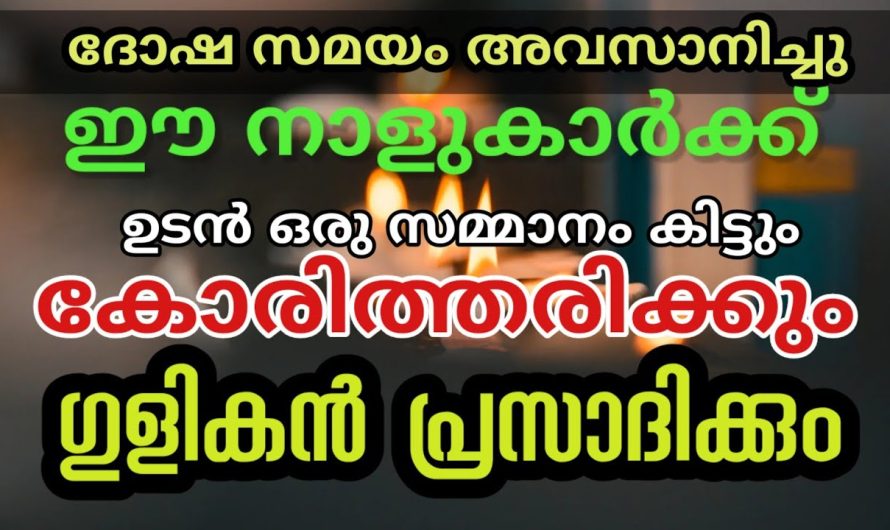 ദോഷസമയം അവസാനിച്ചു ഈ നാളുകാർക്ക് ഇനി രാജയോഗം…..