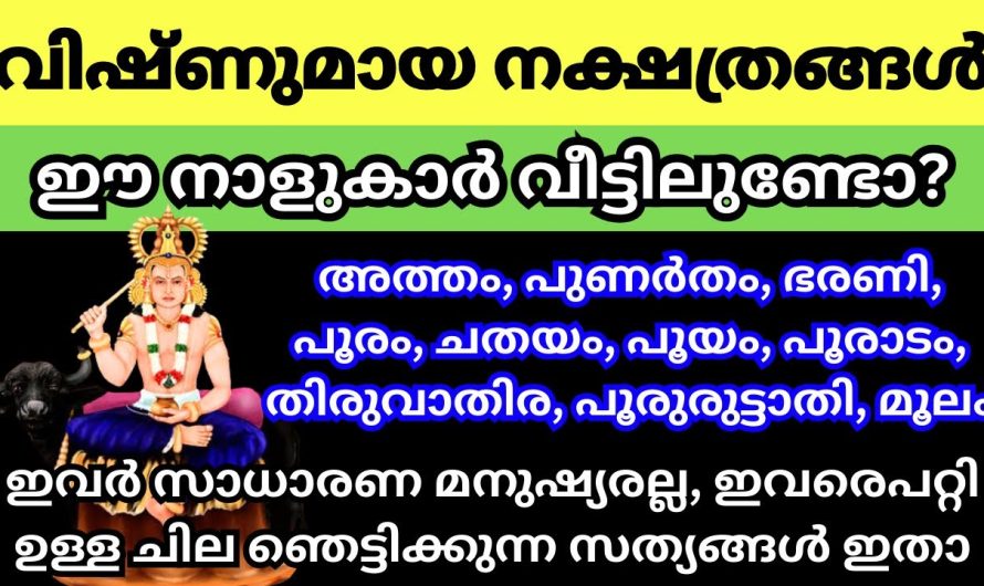 കുട്ടിച്ചാത്തൻ അനുഗ്രഹം കൂടെയുള്ള നക്ഷത്ര ജാതകർ  ഇവരെപ്പറ്റിയുള്ള അപൂർവ സത്യങ്ങൾ