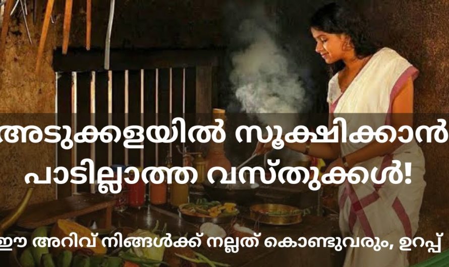 ഈ വസ്തുക്കൾ ഒരിക്കലും അടുക്കളയിൽ സൂക്ഷിക്കരുത്… ദോഷം ഫലം ചെയ്യും….