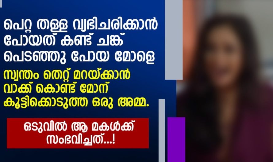 സ്വന്തം തെറ്റ് മറക്കാൻ വാക്കുകൊണ്ട് മോനെ കൂട്ടിക്കൊടുത്ത ഒരു അമ്മ ഒടുവിൽ സംഭവിച്ചത്…