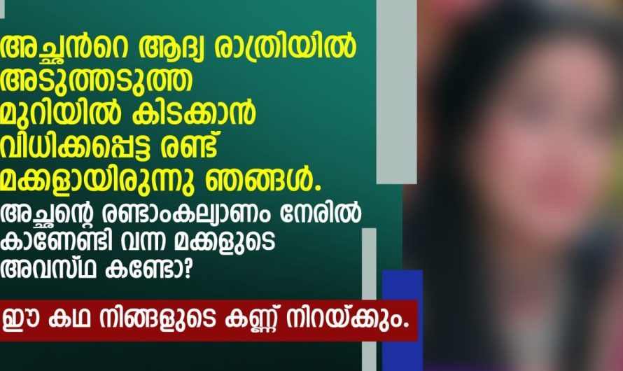 അച്ഛന്റെ രണ്ടാംകല്യാണം നേരിൽ കാണേണ്ടി വന്ന മക്കളുടെ അവസ്ഥ കണ്ടോ