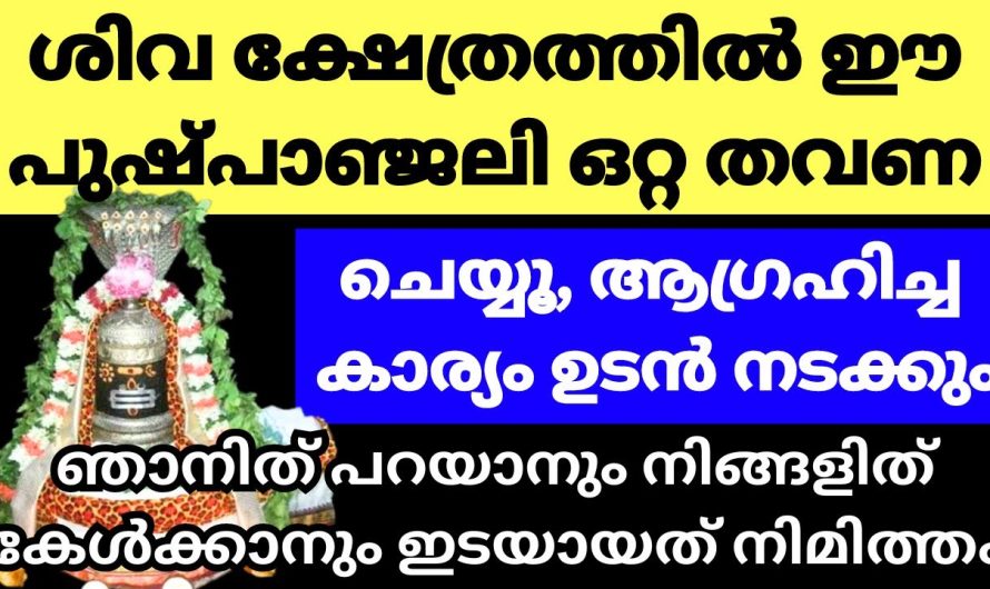 1 തവണ ചെയ്താൽ മതി കാര്യം നടക്കാൻ ക്ഷേത്ര വഴിപാടുകളിൽ ഏറ്റവും result തരുന്ന വഴിപാടിത്