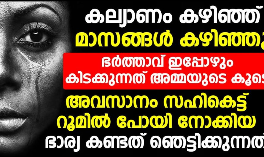 അമ്മായിമ്മയുടെ റൂമിൽ രാത്രി പോയി നോക്കിയ ഭാര്യ കണ്ടത് ഞെട്ടിക്കുന്ന കാഴ്ച…