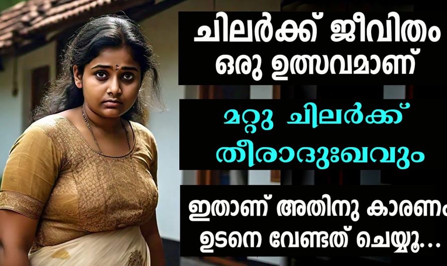 ചിലർക്ക് ജീവിതം ഒരു ഉത്സവമാണ് മറ്റു ചിലർക്ക് തീരാദുഃഖവും,ഇതാണ് അതിനു കാരണം