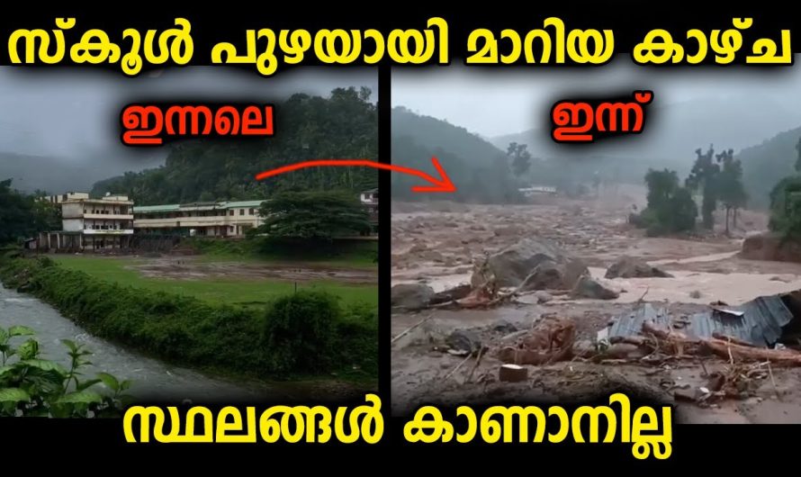 വയനാട് സ്കൂൾ നിന്ന സ്ഥലം പുഴയായി മാറി…വീടുകൾ കാണാനില്ലെന്ന് നാട്ടുകാരൻ