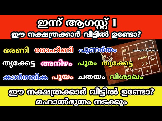 ഈ നാളുകാർ വീട്ടിൽ ഉണ്ടോ? മഹാൽഭുതം നടക്കും.