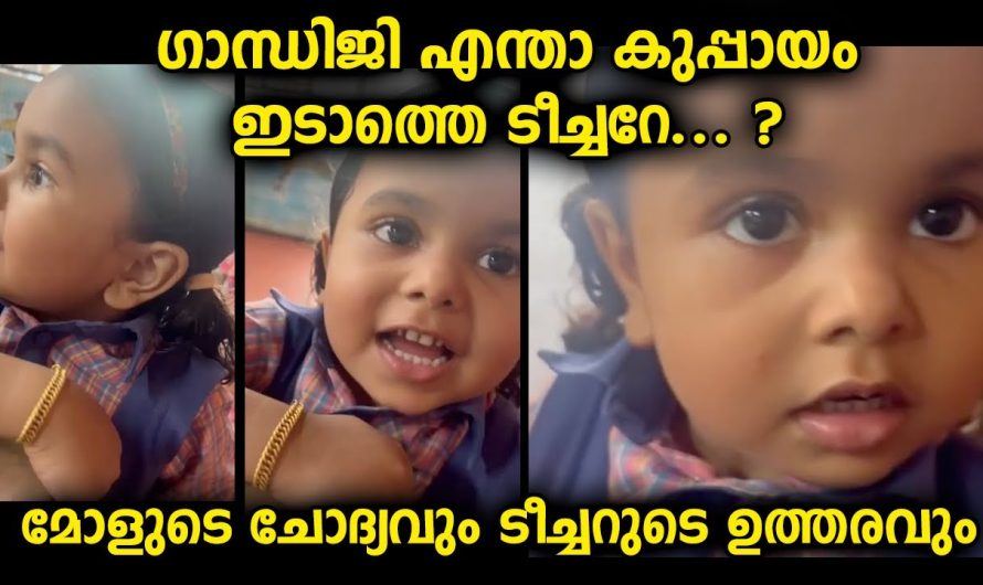 ഇന്ന് കണ്ട കിടിലൻ വീഡിയോ…സ്കൂളിലെ കുട്ടിയുടെ സംശയവും ടീച്ചറുടെ മറുപടിയും