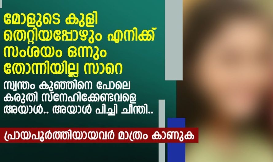 സ്വന്തം കുഞ്ഞിനെപ്പോലെ കരുതി സ്നേഹിക്കേണ്ട അവളെ അയാൾ ചെയ്തത്….