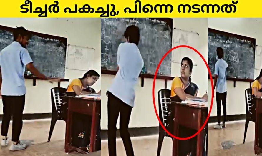 ഇവൻ ആള് കൊള്ളാം, ടീച്ചർ ആദ്യമൊന്ന് പകച്ചു