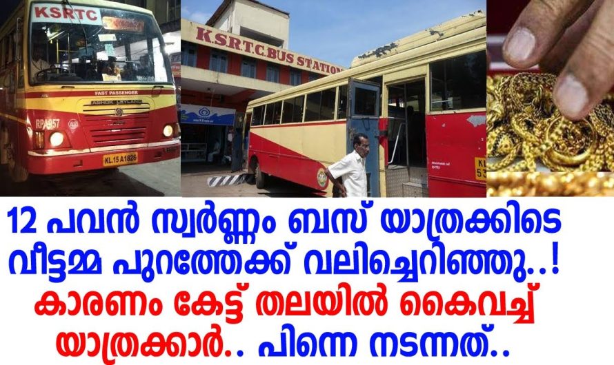 12 പവന്‍ സ്വര്‍ണം വലിച്ചെറിഞ്ഞ് ബസിലെ യാത്രക്കാരി; സംഭവം ഇങ്ങനെ