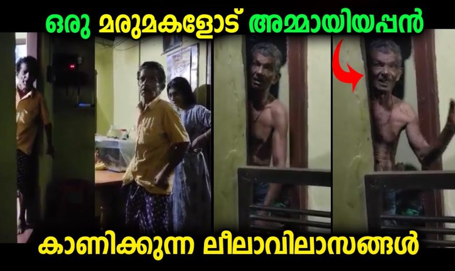 മരുമകളോട് അമ്മായിയപ്പൻ കാണിക്കുന്ന ലീലാവിലാസമാണിത് …എല്ലാം നോക്കി മിണ്ടാതെ അമ്മായിയമ്മയും