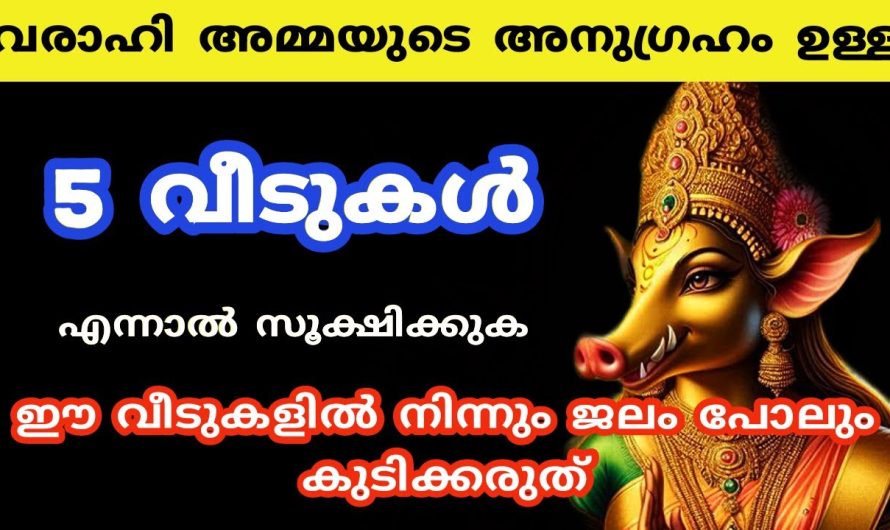 വരാഹി അമ്മയുടെ അനുഗ്രഹം ഉള്ള 5 വീടുകൾ. വരാഹി ദേവി