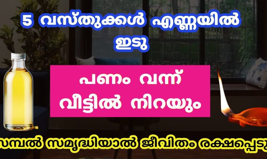 എണ്ണയിൽ ഈ വസ്താക്കൾ ഇട്ട് വച്ചാൽ ജീവിതം രക്ഷപ്പെടും