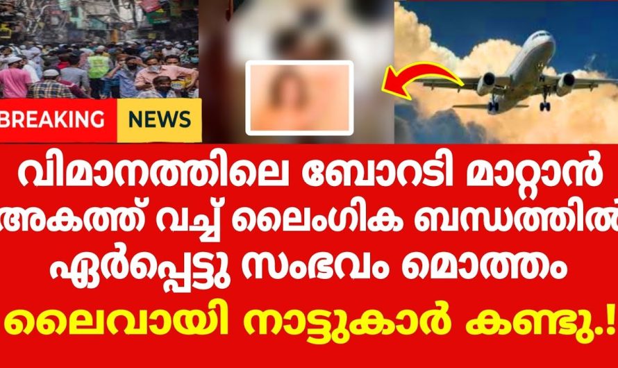 വിമാനത്തിലെ ബോറടി മാറ്റാൻ ദമ്പതിമാർ ചെയ്തത് കണ്ടോ