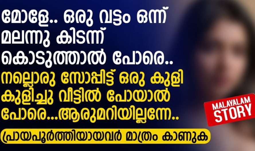 മോളേ.. ഒരു വട്ടം ഒന്ന് മലന്നു കിടന്ന് കൊടുത്താൽ പോരെ