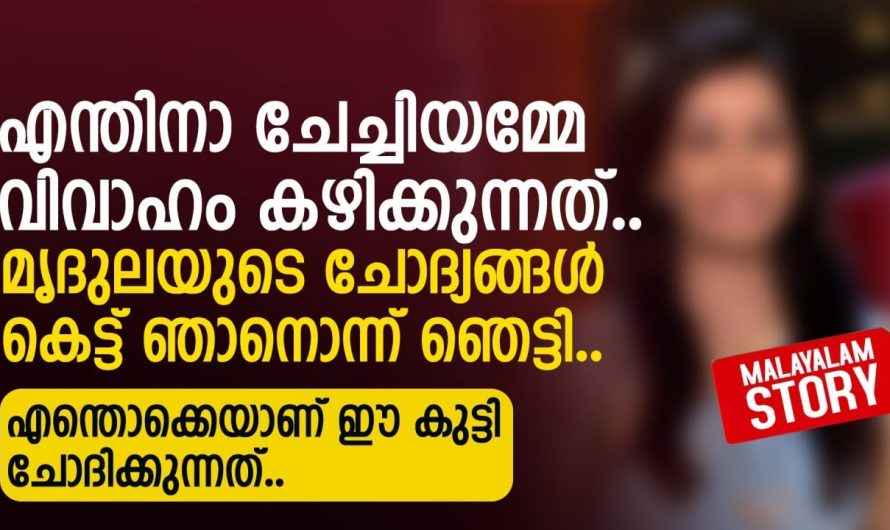 എന്തിനാ ചേച്ചിയമ്മേ വിവാഹം കഴിക്കുന്നത്