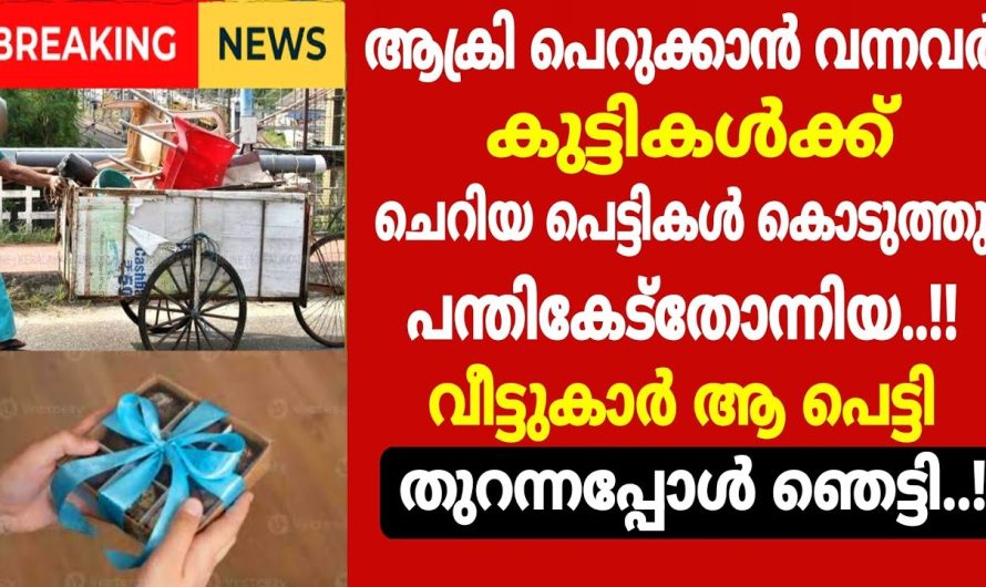 വീട്ടിൽ ആക്രി പെറുക്കാൻ വന്ന ആളുകൾ കുട്ടികളോട് ചെയ്തത് കണ്ടോ..