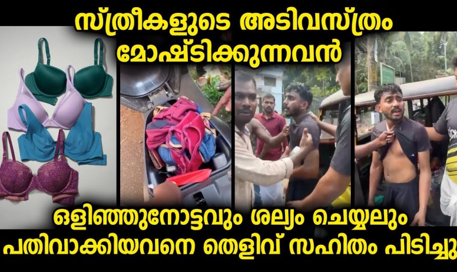 സ്ത്രീകളുടെ ചില വസ്ത്രങ്ങൾ വീടുകളിൽ നിന്നും കാണാതാവുന്നതിന്റെ കാരണക്കാരനായ യുവാവ്
