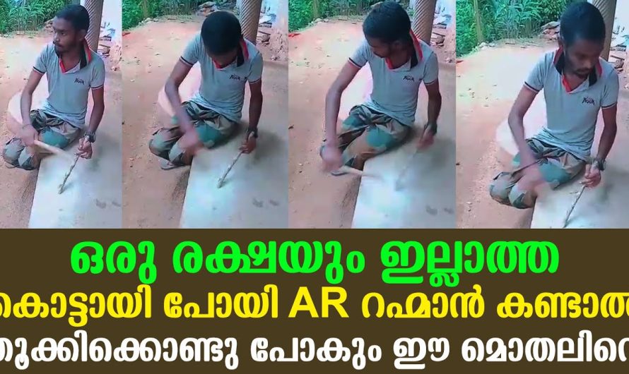 ഒരു രക്ഷയും ഇല്ലാത്ത കൊട്ടായി പോയി എ ർ റഹ്മാൻ കണ്ടാൽ തൂക്കിക്കൊണ്ടു പോകും ഈ മൊതലിനെ
