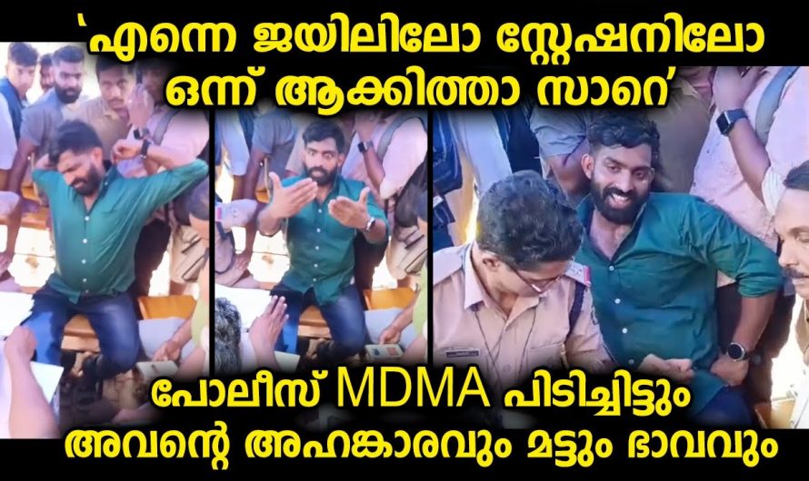 യുവാവിന്റെ ധൈര്യവും ഭാവവും കണ്ടാൽ വല്ല സിനിമയിലും നായകനാക്കാൻ വിളിച്ചപോലെയുണ്ട്