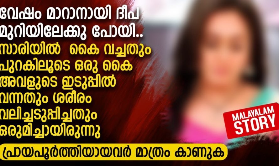 വേഷം മാറാനായി ദീപ മുറിയിലേക്കു പോയി.. സാരിയിൽ കൈ വച്ചതും