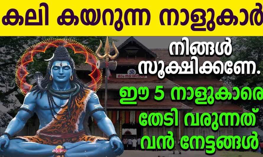 ഈ നാളുകാർക്ക് ഇനി പരാജയം ഇല്ല നല്ലകാലം തുടങ്ങിക്കഴിഞ്ഞു