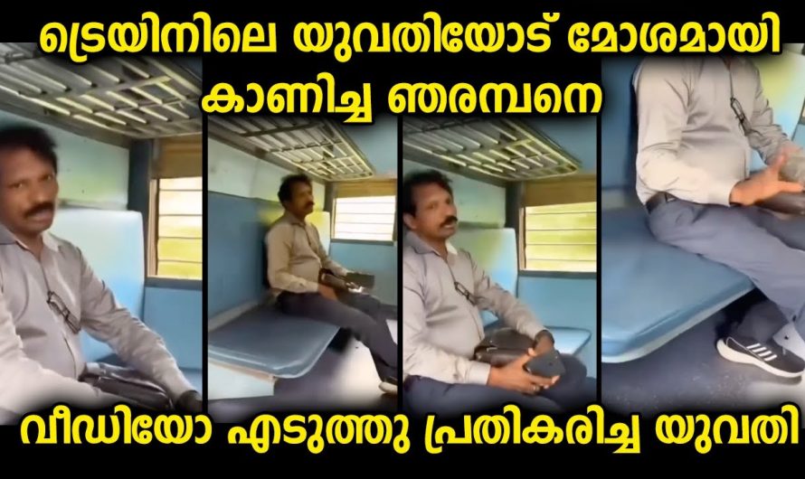 ട്രെയിനിൽ യുവതിക്ക് മുന്നിൽ മാന്യനെപ്പോലെ തോന്നിയ ഒരുത്തന്റെ സ്വഭാവം